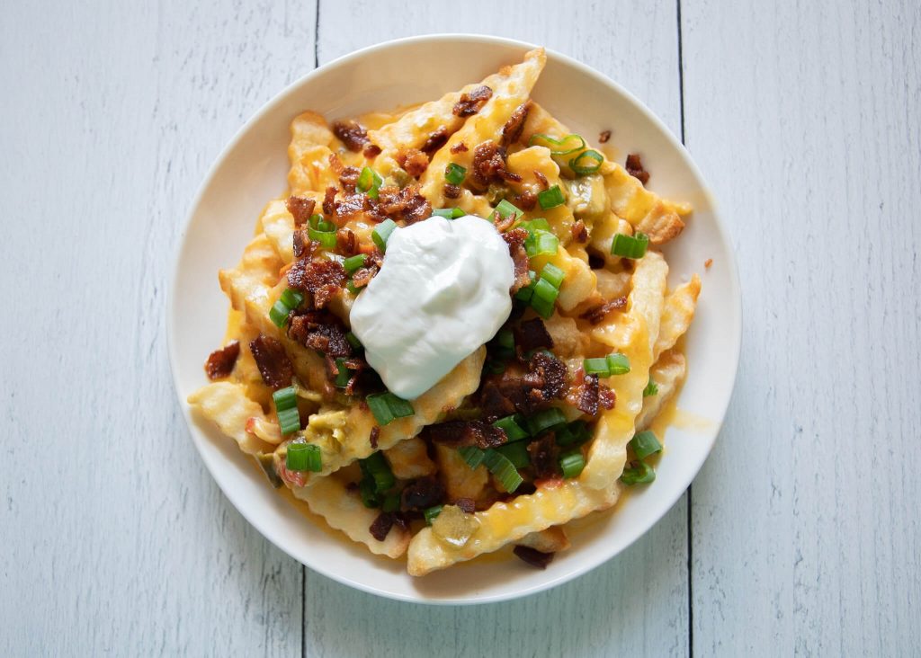 Green Chile Queso Fries Recipe - Austin Slow Burn